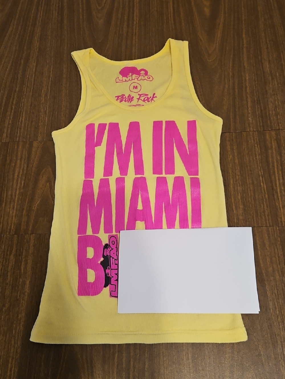 Y2K - LMFAO PARTY ROCK - Tank - Womens M